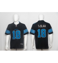 Men Detroit Lions 18 Isaac TeSlaa Black F U S E Vapor Limited Stitched Jersey Men Detroit Lions 18 Isaac TeSlaa Black F U S E Vapor Limited Stitched Jersey