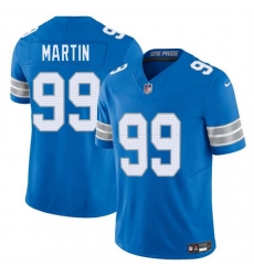Men Detroit Lions 99 Brodric Martin Blue 2025 F U S E Vapor Limited Stitched Jersey Men Detroit Lions 99 Brodric Martin Blue 2025 F U S E Vapor Limited Stitched Jersey