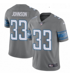 Youth Nike Detroit Lions 33 Kerryon Johnson Limited Steel Rush Vapor Untouchable NFL Jersey Youth Nike Detroit Lions 33 Kerryon Johnson Limited Steel Rush Vapor Untouchable NFL Jersey