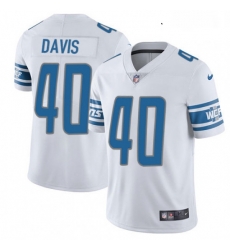 Youth Nike Detroit Lions 40 Jarrad Davis Elite White NFL Jersey