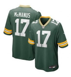 Men Green Bay Packers 17 Brandon McManus Green 2025 Stitched Game Jersey