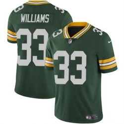 Men Green Bay Packers 33 Evan Williams Green Vapor Untouchable Limited Stitched Jersey