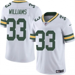 Men Green Bay Packers 33 Evan Williams White Vapor Untouchable Limited Stitched Jersey