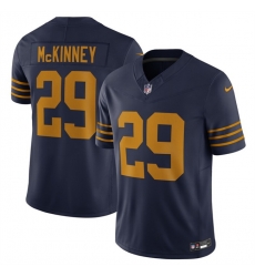 Men Green Bay Packers Active Player Custom Navy The 1923 Classic Vapor F U S E  Limited Stitched Football Jersey