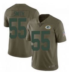 Men Nike Green Bay Packers 55 Za'Darius Smith 2017 Salute to Service Jersey