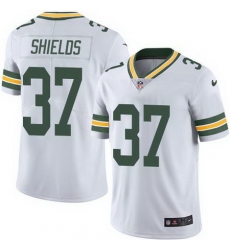 Nike Packers #37 Sam Shields White Mens Stitched NFL Limited Rush Jersey