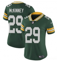 Women Green Bay Packers 29 Xavier McKinney Green Vapor Untouchable Limited Stitched Jersey