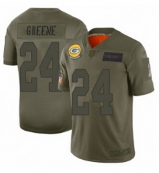 Youth Green Bay Packers 24 Raven Greene Limited Camo 2019 Salute to Service Football Jersey