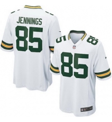 Youth Nike Green Bay Packers 85 Greg Jennings Game White Jersey