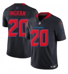 Men Houston Texans  20 Ja Marcus Ingram Navy 2nd Alternate 2026 F U S E  Vapor Limited Stitched Football Jersey