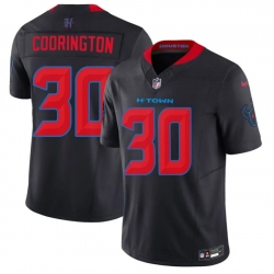 Men Houston Texans  30 Brandon Codrington Navy 2nd Alternate 2026 F U S E  Vapor Limited Stitched Football Jersey