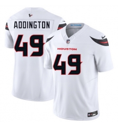 Men Houston Texans 49 Tucker Addington White 2024 Vapor F U S E Limited Stitched Jersey Men Houston Texans 49 Tucker Addington White 2024 Vapor F U S E Limited Stitched Jersey