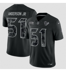 Men Houston Texans 51 Will Anderson Jr Black F U S E 2026 Salute to Service Limited Stitched Football Jersey Men Houston Texans 51 Will Anderson Jr Black F U S E 2026 Salute to Service Limited Stitched Football Jersey