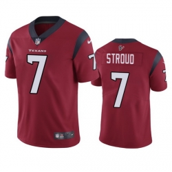 Men Houston Texans 7 C J  Stroud Red Vapor Untouchable Stitched Football Jersey