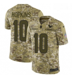 Men Nike Houston Texans 10 DeAndre Hopkins Limited Camo 2018 Salute to Service NFL Jersey