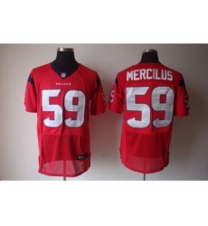 Nike Houston Texans 59 Whitney Mercilus Elite Red NFL Jersey