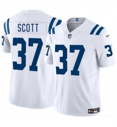 Men Indianapolis Colts 37 Daniel Scott White 2025 F U S E Vapor Limited Stitched Football Jersey Men Indianapolis Colts 37 Daniel Scott White 2025 F U S E Vapor Limited Stitched Football Jersey