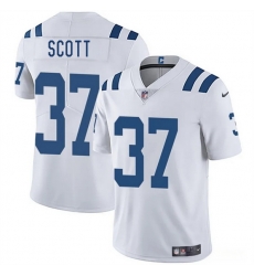 Men Indianapolis Colts 37 Daniel Scott White 2025 Vapor Limited Stitched Football Jersey Men Indianapolis Colts 37 Daniel Scott White 2025 Vapor Limited Stitched Football Jersey