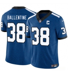 Men Indianapolis Colts 38 Corey Ballentine Blue 2025 F U S E Throwback Vapor Limited Stitched Football Jersey Men Indianapolis Colts 38 Corey Ballentine Blue 2025 F U S E Throwback Vapor Limited Stitched Football Jersey