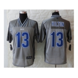 Nike Indianapolis Colts 13 T.Y. Hilton Grey Vapor Elite NFL Jersey