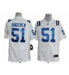 Nike Indianapolis Colts 51 Pat Angerer white Game NFL Jersey