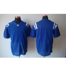 Nike Indianapolis Colts Blank Blue Elite NFL Jersey