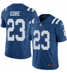 Youth Nike Indianapolis Colts 23 Frank Gore Elite Royal Blue Team Color NFL Jersey