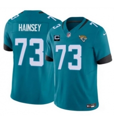 Men Jacksonville Jaguars 73 Robert Hainsey Teal 2025 F U S E With 1 Star C Patch Vapor Untouchable Limited Stitched Jersey Men Jacksonville Jaguars 73 Robert Hainsey Teal 2025 F U S E With 1 Star C Patch Vapor Untouchable Limited Stitched Jersey