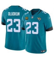 Men Jacksonville Jaguars Foyesade Oluokun Teal 2026 F U S E 4 Star C Patch Vapor Limited Stitched Football Jersey Men Jacksonville Jaguars Foyesade Oluokun Teal 2026 F U S E 4 Star C Patch Vapor Limited Stitched Football Jersey