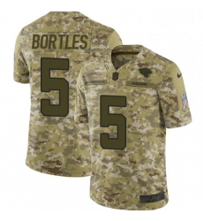 Men Nike Jacksonville Jaguars 5 Blake Bortles Limited Camo 2018 Salute to Service NFL Jersey