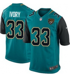 Nike Jaguars #33 Chris Ivory Teal Green Team Color Youth Stitched NFL Elite Jersey