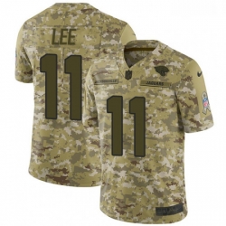 Youth Nike Jacksonville Jaguars 11 Marqise Lee Limited Camo 2018 Salute to Service NFL Jersey
