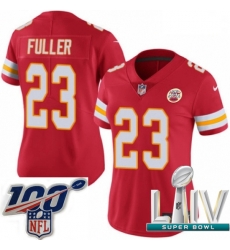 2020 Super Bowl LIV Women Nike Kansas City Chiefs #23 Kendall Fuller Red Team Color Vapor Untouchable Limited Player NFL Jersey