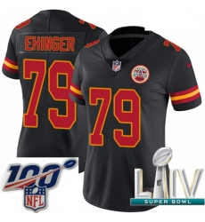 2020 Super Bowl LIV Women Nike Kansas City Chiefs #79 Parker Ehinger Limited Black Rush Vapor Untouchable NFL Jersey