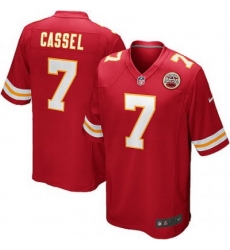 Youth Nike Kansas CIty Chiefs 7# Matt Cassel Game Red Color Jersey