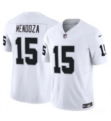 Men Las Vegas Raiders 15 Fernando Mendoza White 2026 Draft F U S E Vapor Untouchable Limited Stitched Football Jersey Men Las Vegas Raiders 15 Fernando Mendoza White 2026 Draft F U S E Vapor Untouchable Limited Stitched Football Jersey