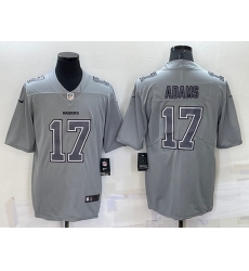 Men Las Vegas Raiders 17 Davante Adams Grey Atmosphere Fashion Stitched Jersey