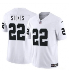 Men Las Vegas Raiders 22 Eric Stokes White 2025 F U S E Vapor Stitched Football Jersey Men Las Vegas Raiders 22 Eric Stokes White 2025 F U S E Vapor Stitched Football Jersey