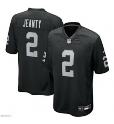 Men Los Angeles Raiders Ashton Jeanty #2 Black Vapor Limited Stitched Jersey
