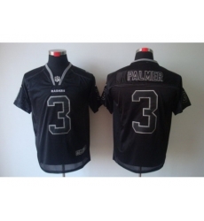 Nike Oakland Raiders 3 Carson Palmer Black Elite Lights Out NFL Jersey