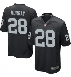 Nike Raiders #28 Latavius Murray Black Team Color Youth Stitched NFL Elite Jersey