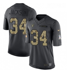 Youth Nike Oakland Raiders 34 Bo Jackson Limited Black 2016 Salute to Service NFL Jersey Youth Nike Oakland Raiders 34 Bo Jackson Limited Black 2016 Salute to Service NFL Jersey