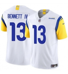 Men Los Angeles Rams 13 Stetson Bennett IV White 2024 F U S E Vapor Untouchable Stitched Football Jersey Men Los Angeles Rams 13 Stetson Bennett IV White 2024 F U S E Vapor Untouchable Stitched Football Jersey