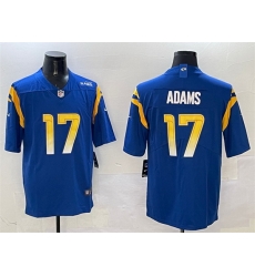 Men Los Angeles Rams 17 Davante Adams Blue 2024 Vapor Untouchable Stitched Football Jersey Men Los Angeles Rams 17 Davante Adams Blue 2024 Vapor Untouchable Stitched Football Jersey