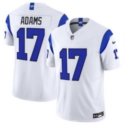 Men Los Angeles Rams  17 Davante Adams White Fearsome 2026 F U S E  Vapor Limited Stitched Football Jersey