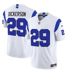 Men Los Angeles Rams  29 Eric Dickerson White Fearsome 2026 F U S E  Vapor Limited Stitched Football Jersey