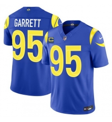 Men Los Angeles Rams 95 Myles Garrett Royal 2026 F U S E 4 Star C Patch Vapor Limited Stitched Football Jersey Men Los Angeles Rams 95 Myles Garrett Royal 2026 F U S E 4 Star C Patch Vapor Limited Stitched Football Jersey