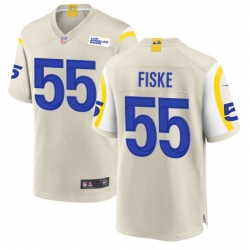 Men's Los Angeles Rams #55 Fiske Braden Bone 2024 Draft Vapor Untouchable Football Stitched Jersey
