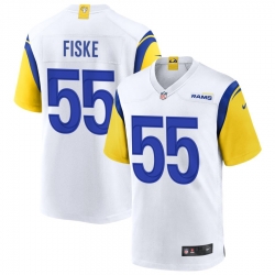 Men's Los Angeles Rams #55 Fiske Braden White 2024 Draft F.U.S.E. Vapor Untouchable Football Stitched Jersey