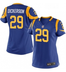 Womens Nike Los Angeles Rams 29 Eric Dickerson Game Royal Blue Alternate NFL Jersey Womens Nike Los Angeles Rams 29 Eric Dickerson Game Royal Blue Alternate NFL Jersey